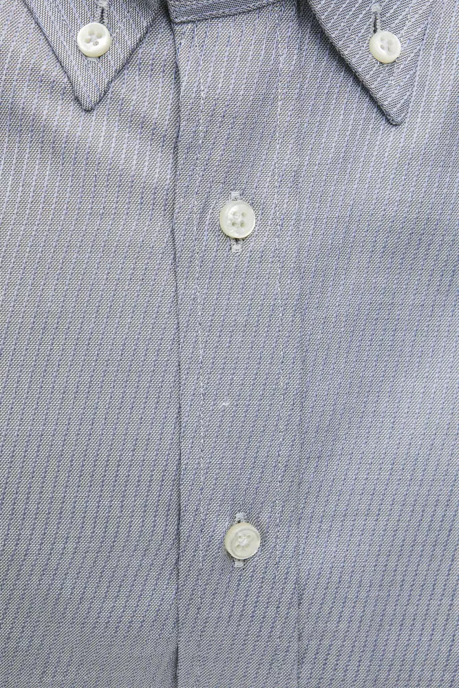 Robert Friedman Beige Cotton Men Shirt Robert Friedman