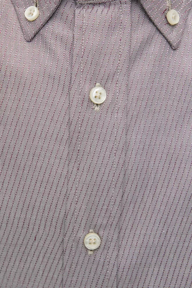 Robert Friedman Beige Cotton Men Shirt Robert Friedman