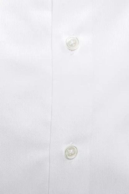 Robert Friedman White Cotton Men Shirt Robert Friedman