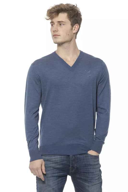 Billionaire Italian Couture Elegant Cashmere V-Neck Men's Sweater Billionaire Italian Couture