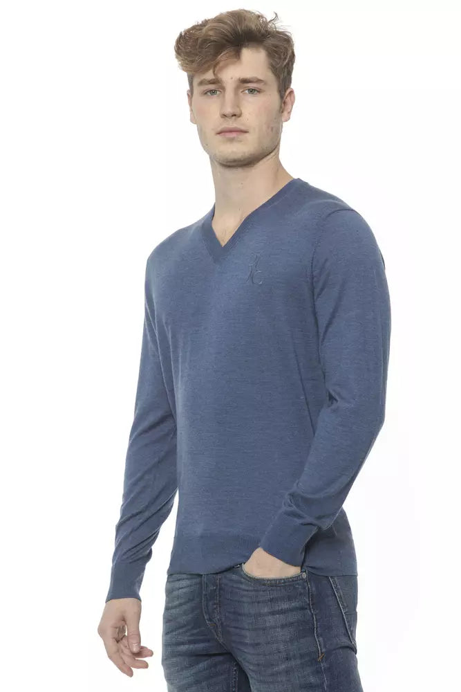 Billionaire Italian Couture Elegant Cashmere V-Neck Men's Sweater Billionaire Italian Couture