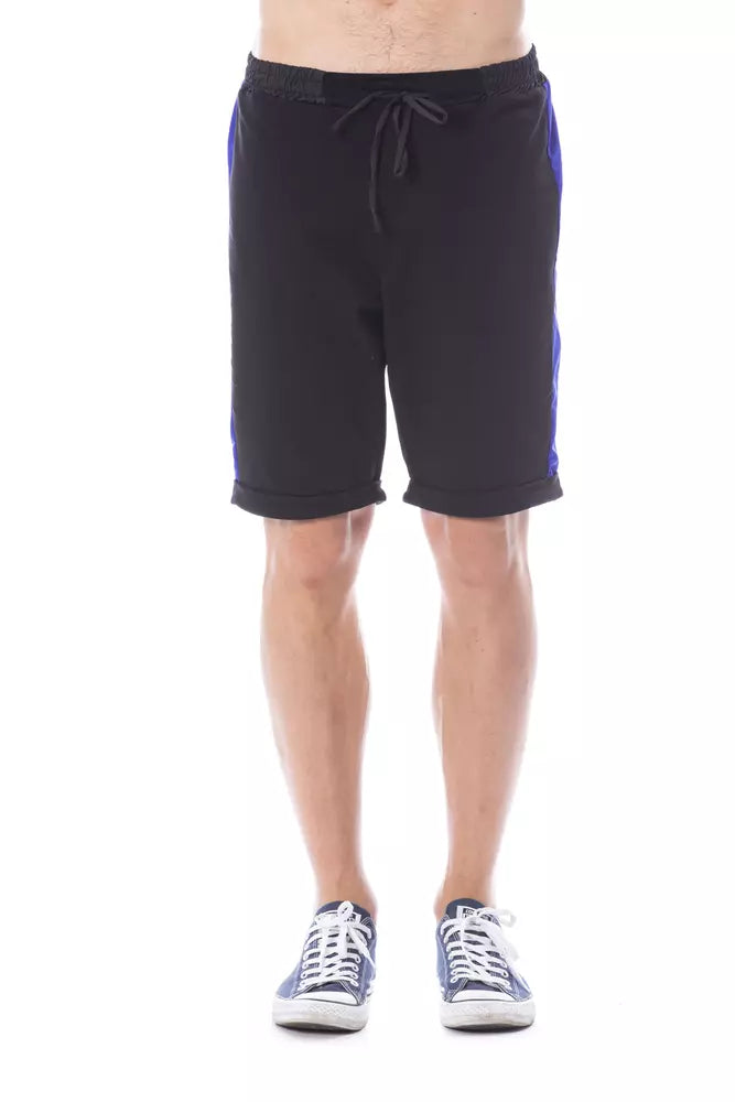 Verri Black Cotton Men's Short Verri