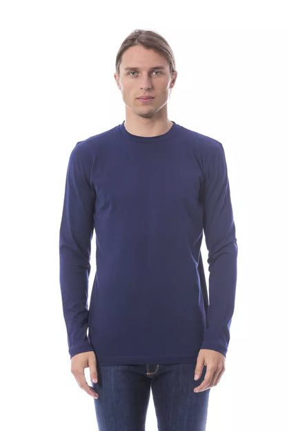 Verri Blue Cotton Men T-Shirt Verri