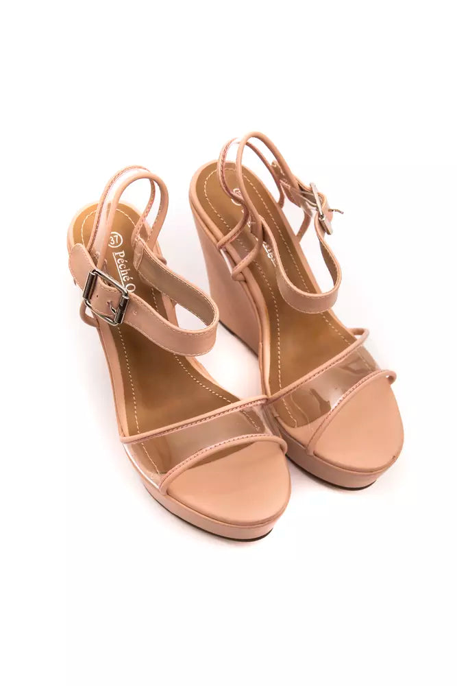 Péché Originel Beige Polyethylene Women Sandal Péché Originel