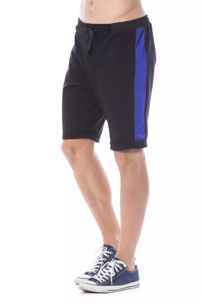 Verri Black Cotton Men's Short Verri