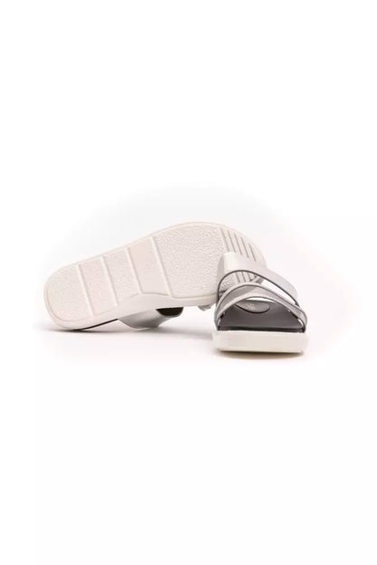 Péché Originel Silver Polyethylene Women Sandal Péché Originel