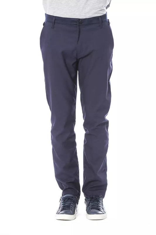 Verri Blue Polyester Men's Pant Verri