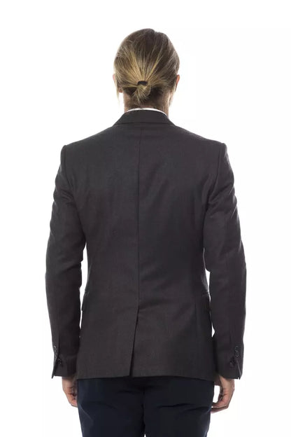 Verri Gray Wool Mens Blazer Verri