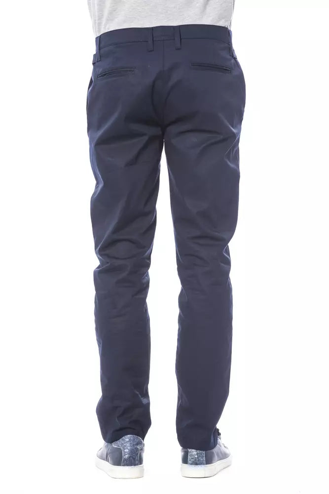 Verri Blue Polyester Men's Pant Verri