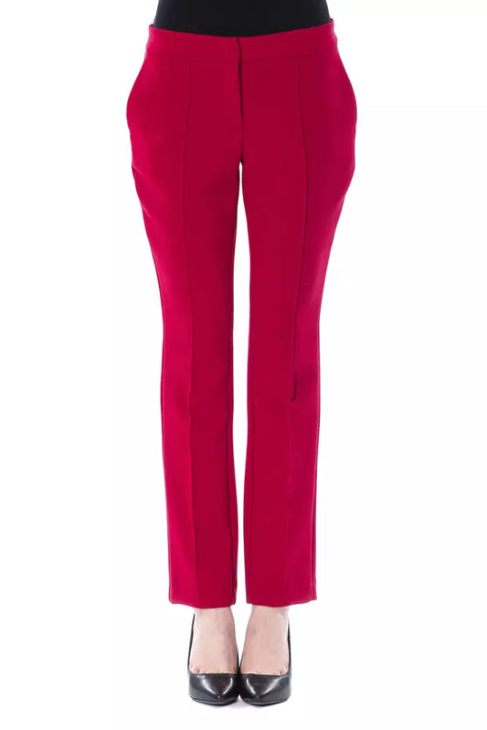 BYBLOS Fuchsia Polyester Women Pant BYBLOS