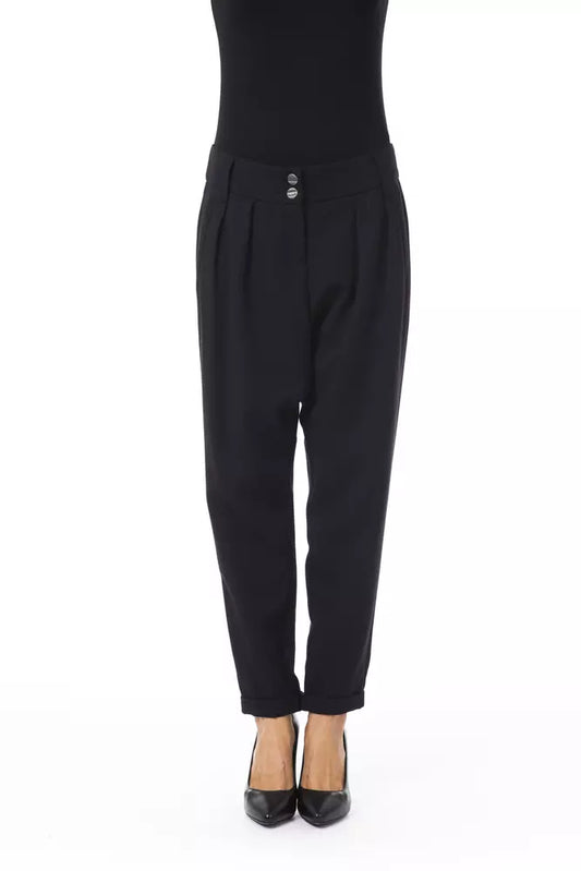 BYBLOS Black Polyester Women Pant BYBLOS