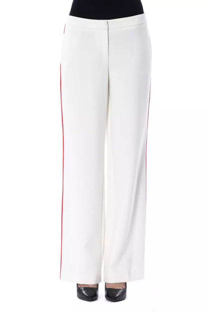 BYBLOS White Polyester Women Pants BYBLOS