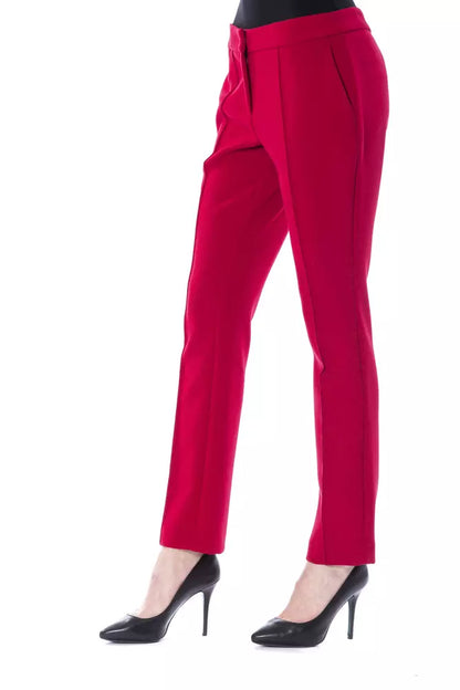 BYBLOS Fuchsia Polyester Women Pant BYBLOS