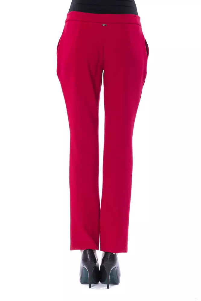 BYBLOS Fuchsia Polyester Women Pant BYBLOS