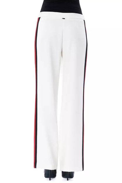 BYBLOS White Polyester Women Pants BYBLOS