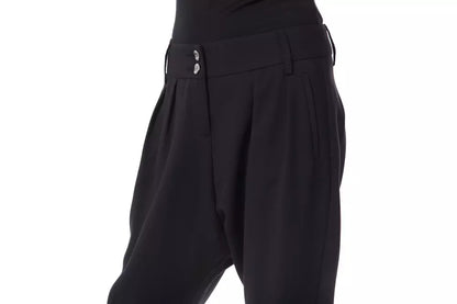 BYBLOS Black Polyester Women Pant BYBLOS