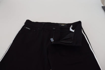 Dolce & Gabbana Elegant Black Slim Fit Denim Pants Dolce & Gabbana