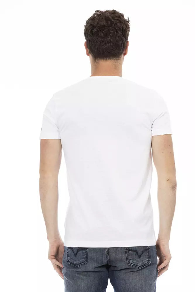 Trussardi Action Elegant V-Neck Short Sleeve T-Shirt Trussardi Action