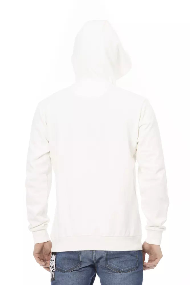 Automobili Lamborghini White Cotton Men Sweater Automobili Lamborghini