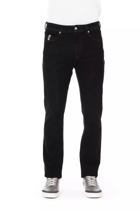 Baldinini Trend Black Cotton Men's Jeans Baldinini Trend