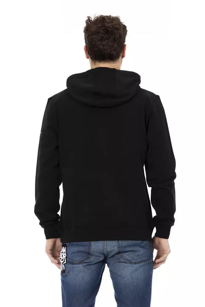 Automobili Lamborghini Black Cotton Men Hoodie Automobili Lamborghini