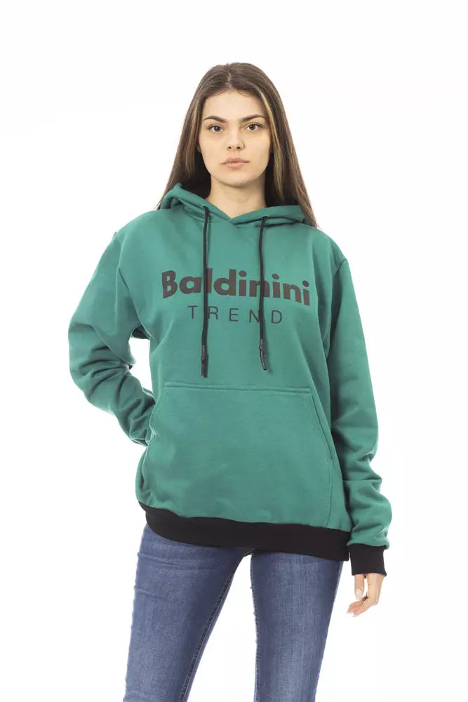 Baldinini Trend Black Cotton Women Sweater Baldinini Trend