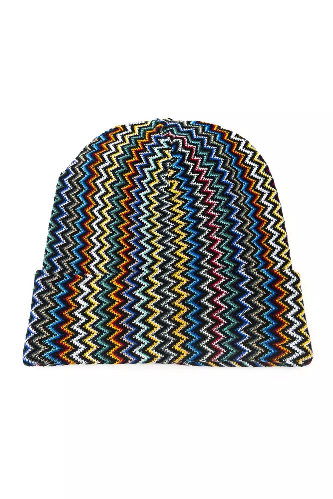 Missoni Multicolor Wool Men Hat Missoni