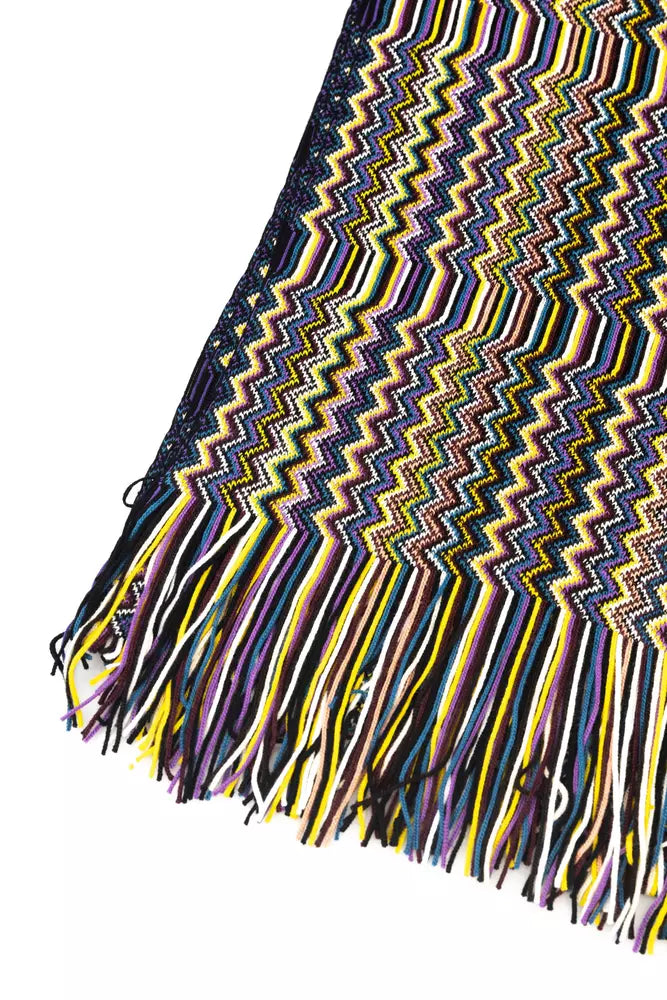 Missoni Multicolor Wool Women Scarf Missoni