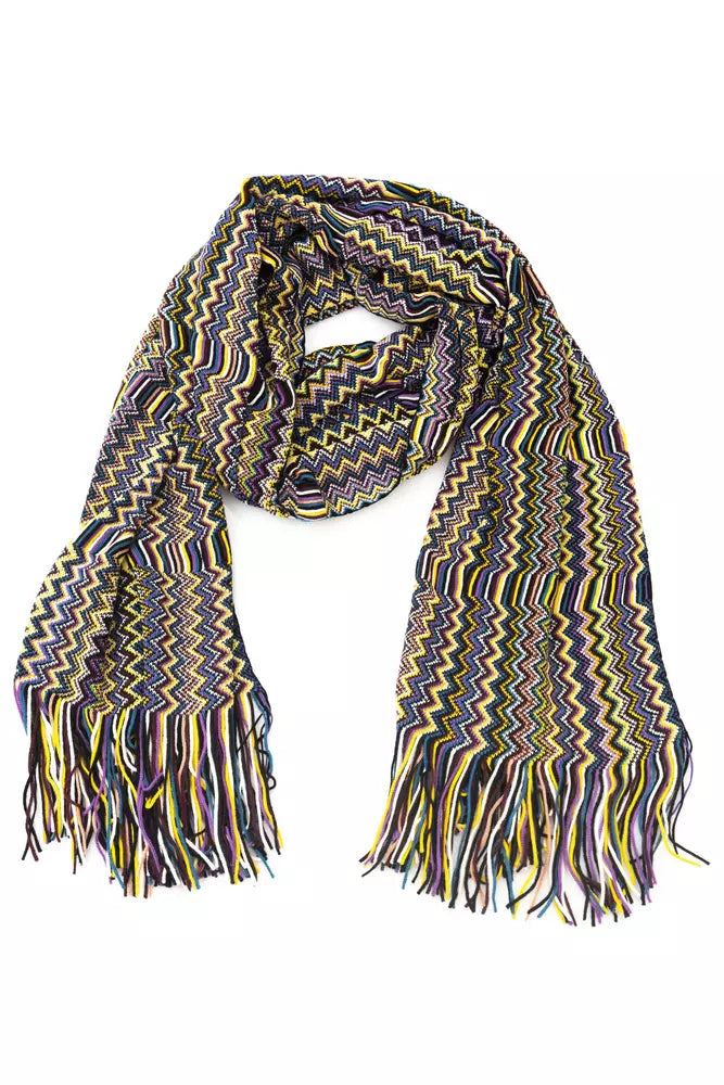 Missoni Multicolor Wool Women Scarf Missoni