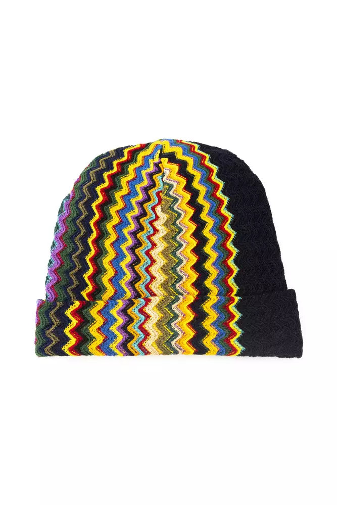 Missoni Multicolor Wool Men Hat Missoni