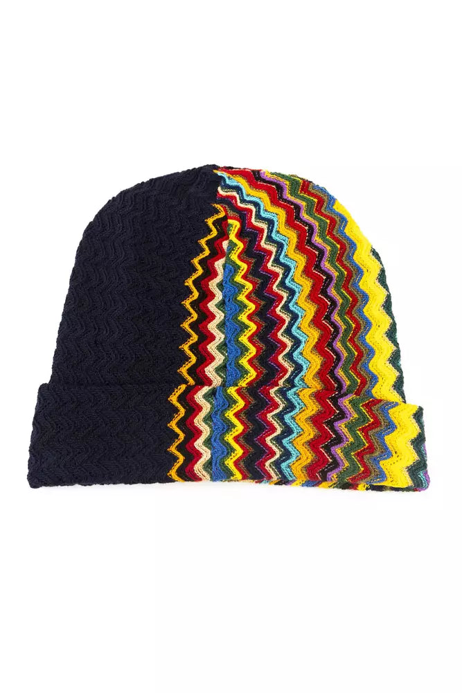 Missoni Multicolor Wool Men Hat Missoni