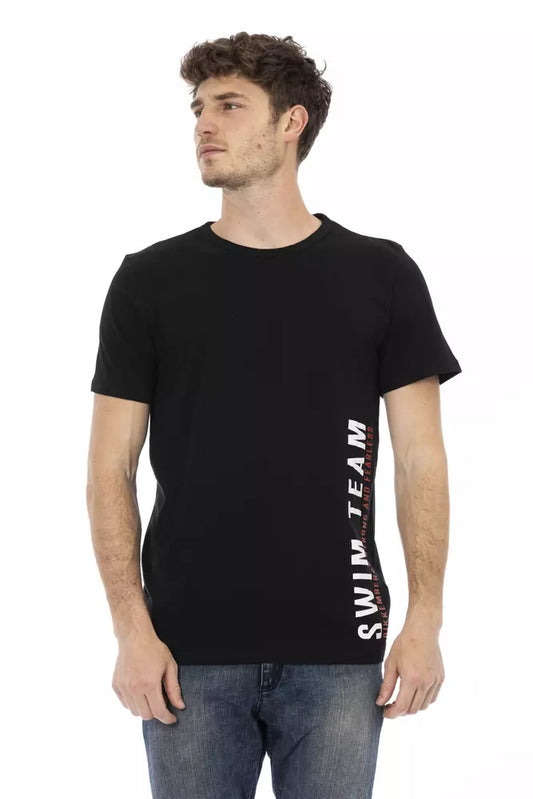 Bikkembergs Black Cotton Men T-Shirt Bikkembergs