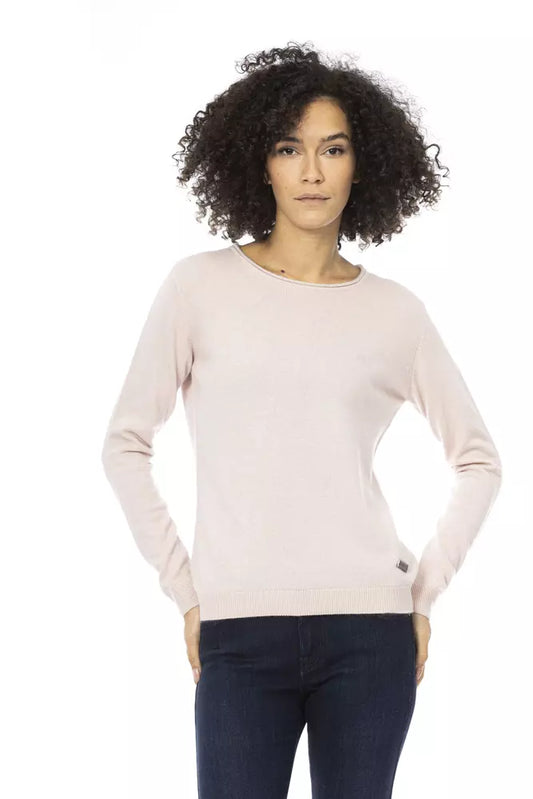 Baldinini Trend Pink Wool Women Sweater Baldinini Trend