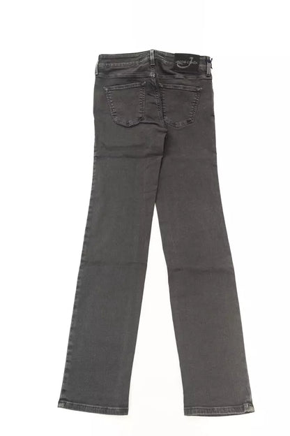 Jacob Cohen Black Cotton Women Jeans Jacob Cohen