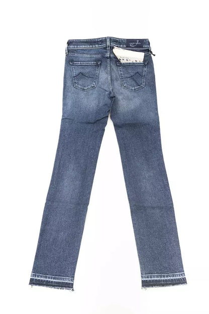 Jacob Cohen Blue Cotton Women's Slim Jeans Jacob Cohen