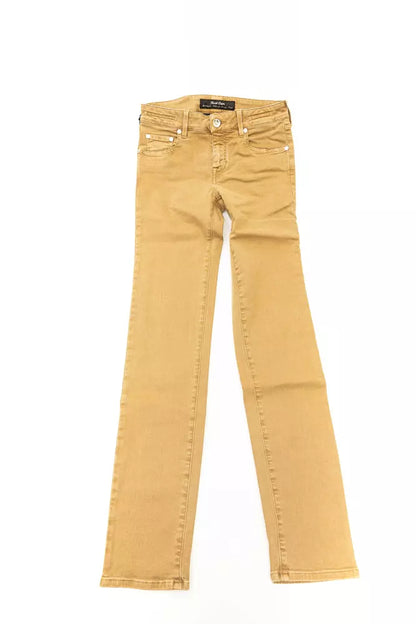 Jacob Cohen Beige Cotton Women Jeans Jacob Cohen