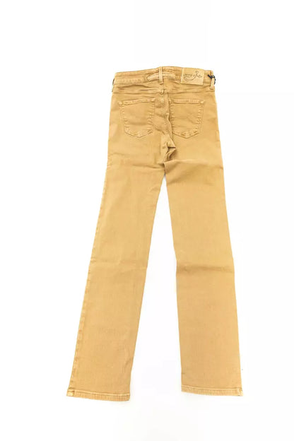 Jacob Cohen Beige Cotton Women Jeans Jacob Cohen