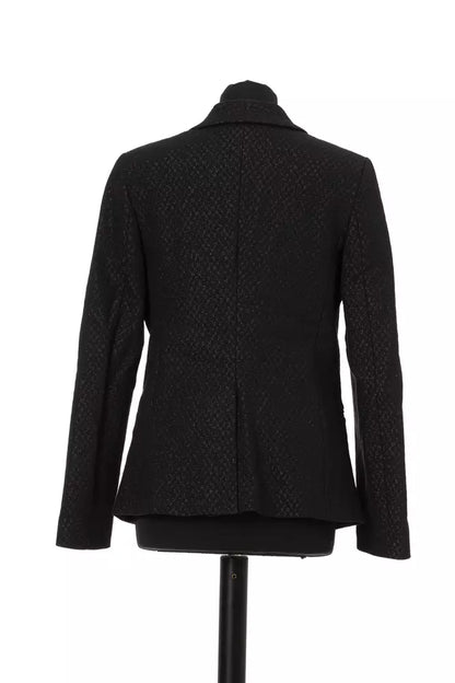 Jacob Cohen Black Cotton Women Blazer Jacob Cohen