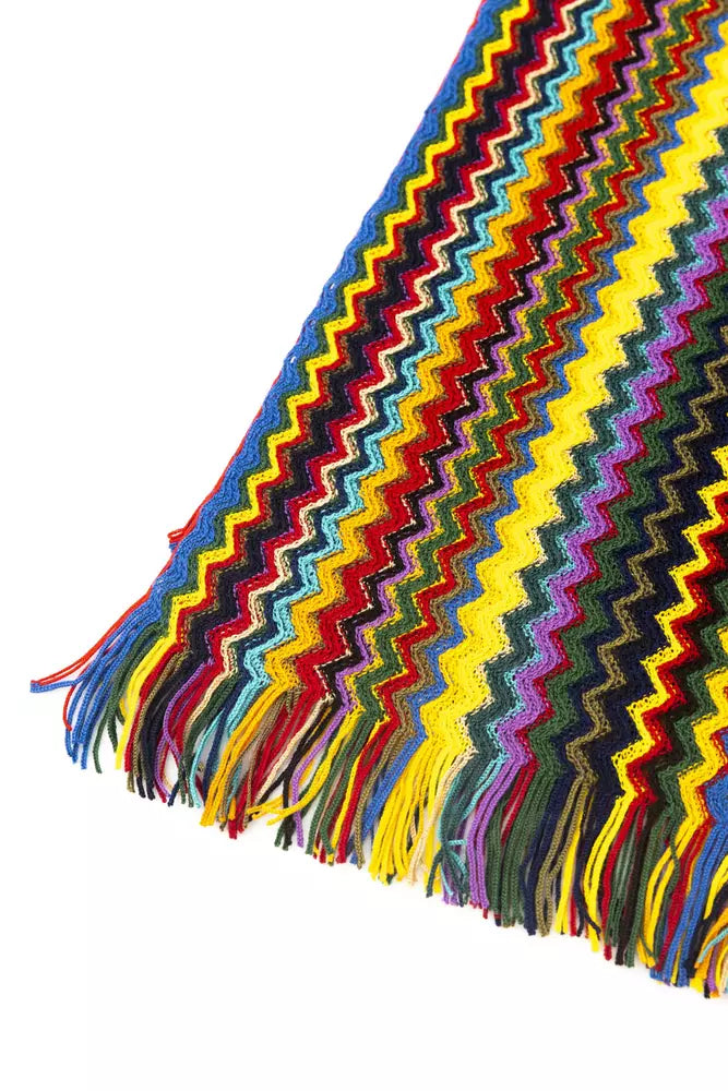 Missoni Multicolor Wool Men Scarf Missoni