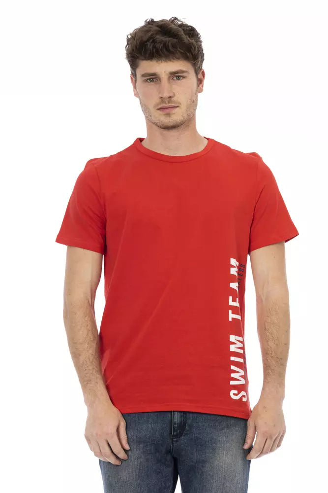 Bikkembergs Red Cotton Men T-Shirt Bikkembergs