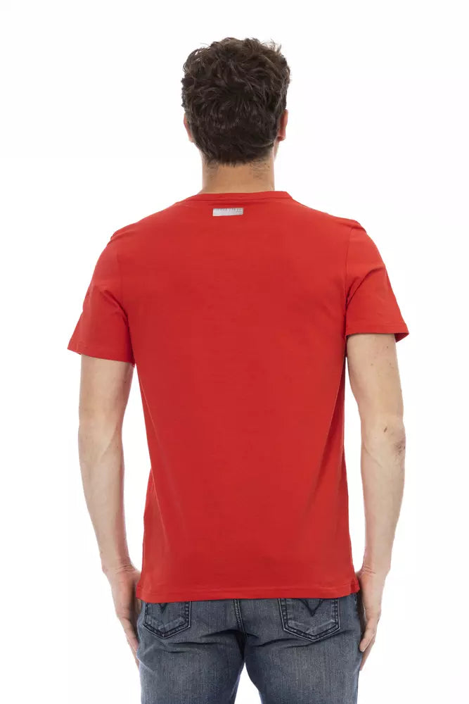 Bikkembergs Red Cotton Men T-Shirt Bikkembergs