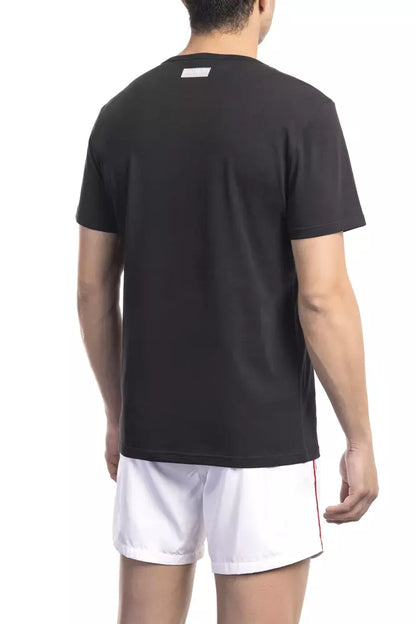 Bikkembergs Black Cotton Men T-Shirt Bikkembergs