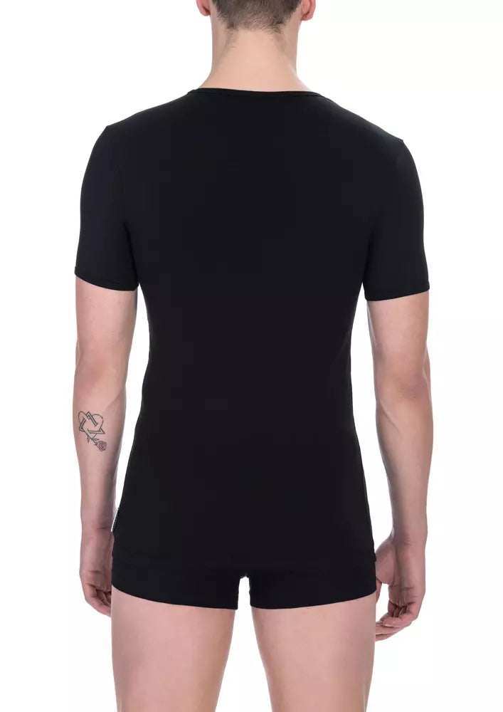 Bikkembergs Black Cotton Men's T-Shirt Bikkembergs