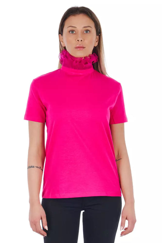 Frankie Morello Pink Cotton Women Top Frankie Morello