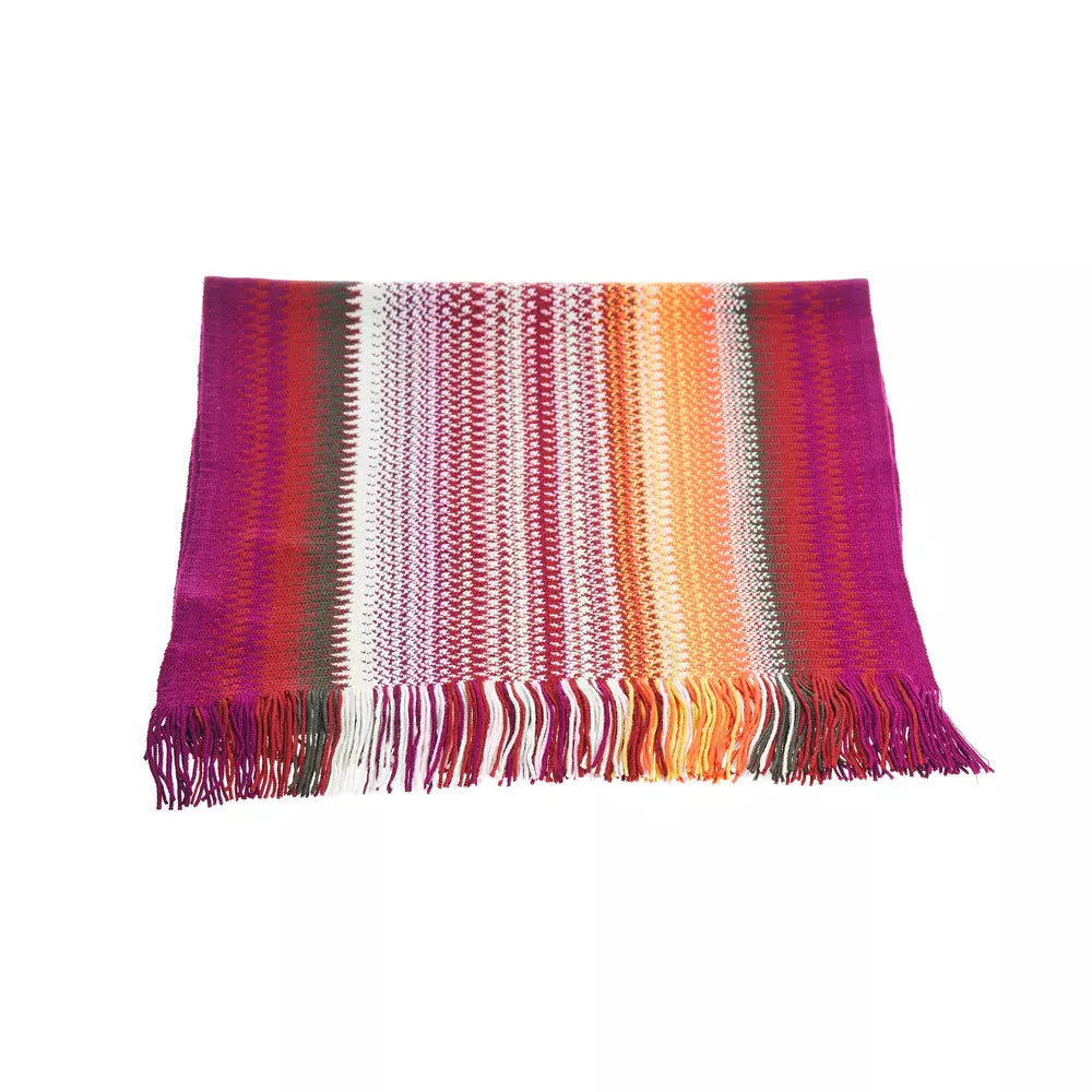 Missoni Multicolor Wool Men Scarf Missoni