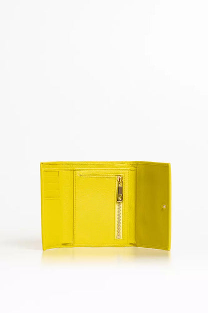 Trussardi Yellow Leather Women Wallet Trussardi