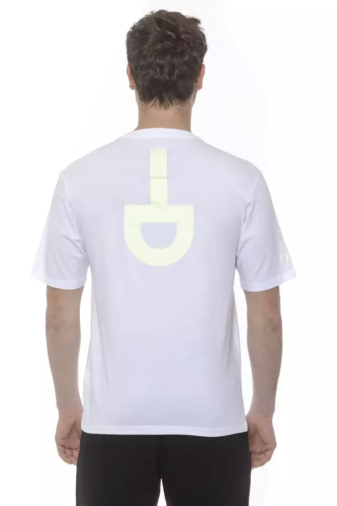 Tond White Cotton Men T-Shirt Tond