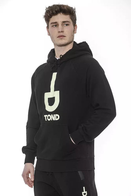 Tond Black Cotton Men Sweater Tond