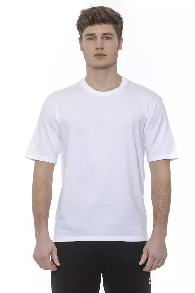 Tond White Cotton Men T-Shirt Tond