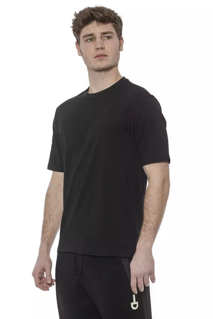 Tond Black Cotton Men T-Shirt Tond